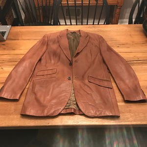 Banana Republic - Brown (Soft!) Leather Blazer